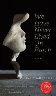 Paperback of "We Have Never Lived on Earth" by University of Alberta Press, showing the book cover with title and author details.