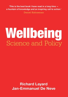 Wellbeing: Science and Policy Paperback Cambridge University Press