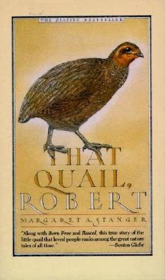 Cover of "That Quail, Robert" book by William Morrow & Company, featuring artistic illustration and bold typography.