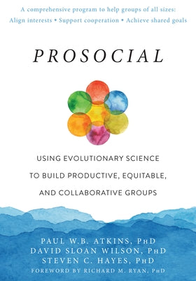 Cover of "Prosocial" book by Context Press, featuring a modern design with illustrations of diverse people collaborating.