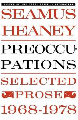 Preoccupations: Selected Prose, 1968-1978 Paperback Farrar, Straus and Giroux