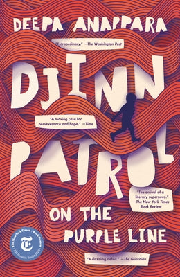 Paperback of Djinn Patrol on the Purple Line by Random House Trade, showing the book cover with vibrant purple design.