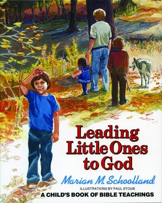 Illustration from "Leading Little Ones to God" by Eerdmans Books for Young Readers, showing children learning about Bible teachings.