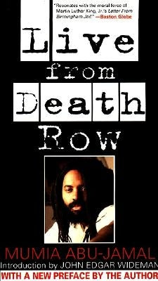 Paperback of "Live from Death Row" by Harper Perennial featuring a cover with a dark, intense design and bold title text.
