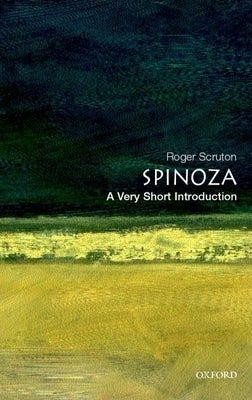 Paperback of Spinoza by Oxford University Press, USA, featuring a close-up of the book cover with title and publisher details.