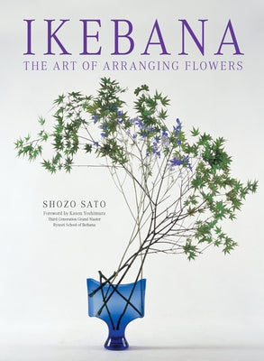 Paperback book titled "Ikebana: The Art of Arranging Flowers" by Tuttle Publishing, featuring a floral arrangement on the cover.