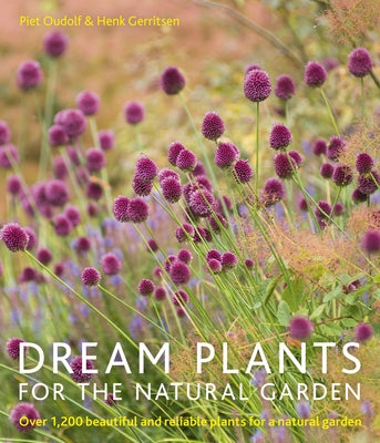 Paperback book titled "Dream Plants for the Natural Garden" by Frances Lincoln, showing a colorful garden scene on the cover.