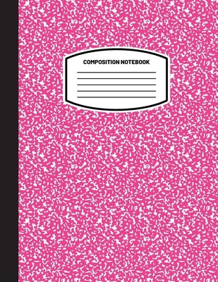 Classic Composition Notebook: (8.5x11) Wide Ruled Lined Paper Notebook Journal (Pink) (Notebook for Kids, Teens, Students, Adults) Back to School an Paperback Blank Classic