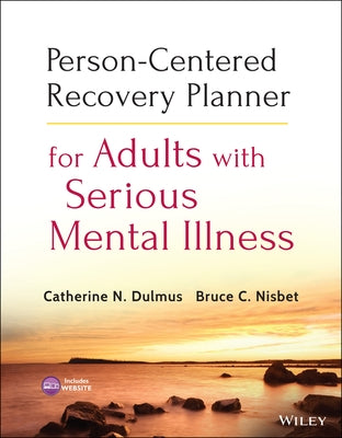 Paperback Person-Centered Recovery Planner for Adults with Serious Mental Illness by Wiley, showing the planner's colorful cover and open pages.