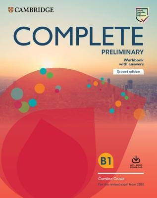 Cambridge University Press Preliminary Workbook with Answers and Audio Download for 2020 Revised Exam, paperback edition.