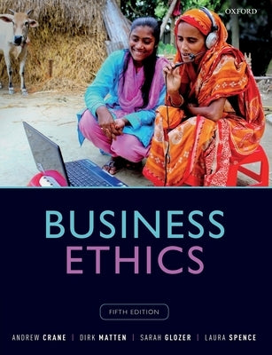 Paperback book titled "Business Ethics: Managing Corporate Citizenship and Sustainability" by Oxford University Press, USA.