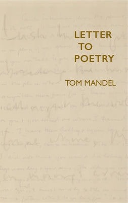 Letter to Poetry Paperback Chax Press