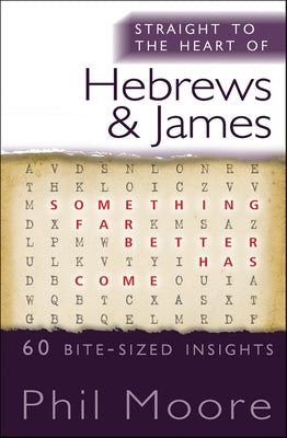 Paperback of "Straight to the Heart of Hebrews and James" by Monarch Books featuring a close-up cover with title and author details.