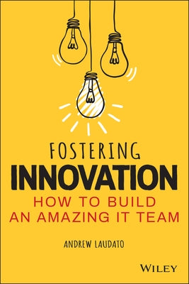 Fostering Innovation: How to Build an Amazing It Team Paperback Wiley