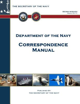 Department of the Navy Correspondence Manual Paperback Createspace Independent Publishing Platform