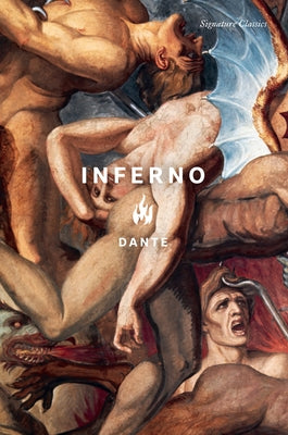 Paperback of the novel "Inferno" by Union Square & Co., showing the front cover with fiery artwork and bold title text.