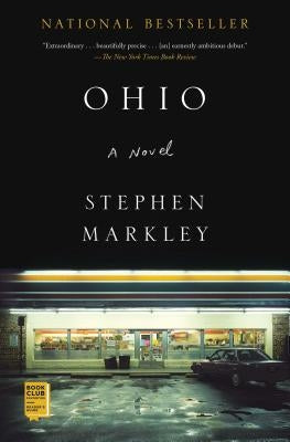 Paperback book titled Ohio by Simon & Schuster, showing the front cover with a colorful abstract design.