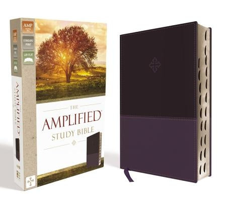 Amplified Study Bible, Imitation Leather, Purple, Indexed Zondervan