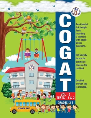COGAT - VOL 2 -TESTS - 3 and 4 Paperback Math-Knots LLC