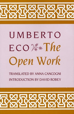 Open Work Paperback Harvard University Press