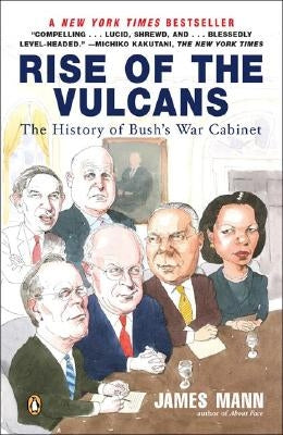Paperback book titled "Rise of the Vulcans: The History of Bush's War Cabinet" by Penguin Books, showing the front cover.