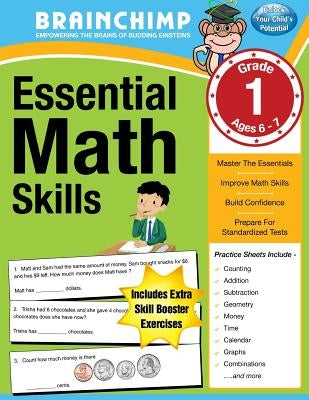 Essential Math Skills: 1st Grade Workbook For Ages 6-7 Paperback Createspace Independent Publishing Platform