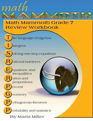 Math Mammoth Grade 7 Review Workbook Paperback Math Mammoth