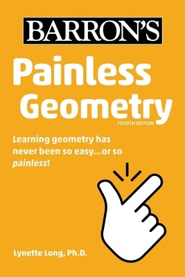 Paperback Geometry book by Barrons Educational Services, featuring colorful geometric diagrams on the cover.