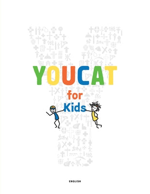 Youcat for Kids paperback religious book by Ignatius Press featuring colorful illustrations and kid-friendly design
