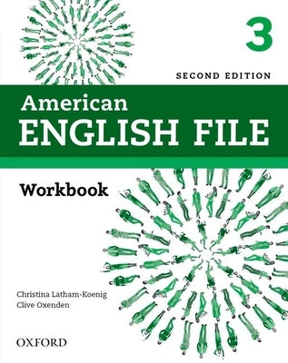 Oxford American English File 2e Workbook Level 3 paperback, showing the front cover of the 2019 edition.