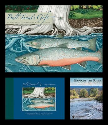 Explore the River educational set with two paperback books on Bull Trout and tribal people, plus a DVD about Jocko River.