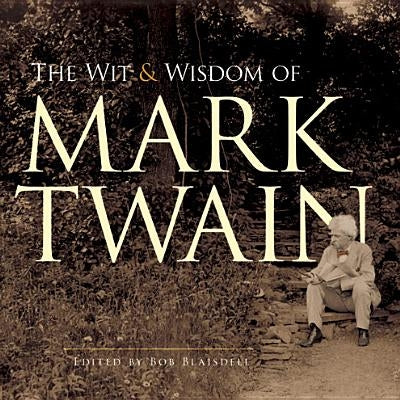 Paperback of "The Wit and Wisdom of Mark Twain" by Dover Publications with a classic book cover featuring Twain's portrait.