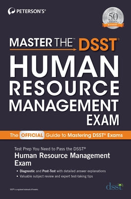 Master the Dsst Human Resource Management Exam Paperback Peterson's