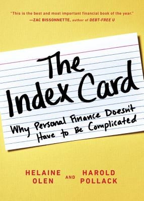 The Index Card: Why Personal Finance Doesn't Have to Be Complicated Paperback Portfolio