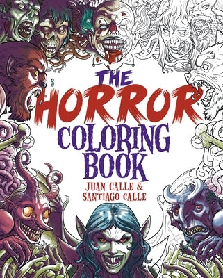 The Horror Coloring Book Paperback Sirius Entertainment