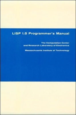 LISP 1.5 Programmer's Manual Paperback MIT Press
