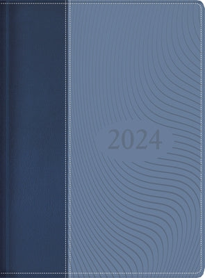 The Treasure of Wisdom - 2024 Executive Agenda - Two-Toned Blue: An Executive Themed Daily Journal and Appointment Book with an Inspirational Quotatio Imitation Leather Cascade Publishing