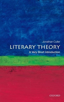 Open book titled "Literary Theory" by Oxford University Press, USA, showing pages with text and annotations.