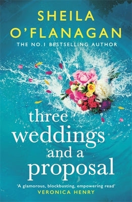Paperback of "Three Weddings and a Proposal" by Headline featuring a colorful cover with wedding-themed illustrations.