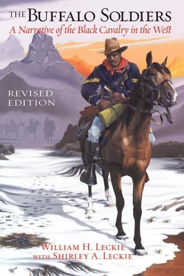 Paperback book titled "The Buffalo Soldiers: A Narrative of the Black Cavalry in the West" by University of Oklahoma Press.