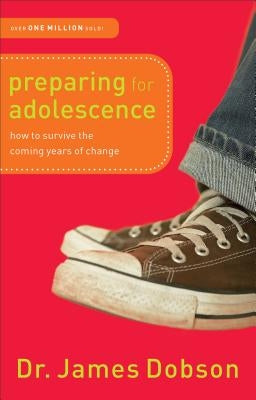 Book cover for "Preparing for Adolescence" by Fleming H. Revell, featuring a colorful illustration of a young person and a parent.