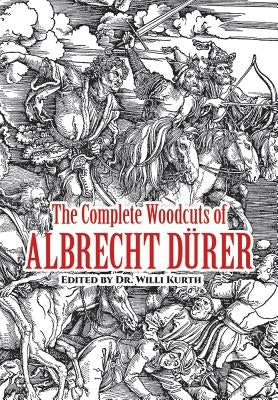 Paperback of The Complete Woodcuts of Albrecht Dürer by Dover Publications, featuring detailed black-and-white images of Dürer's woodcuts.