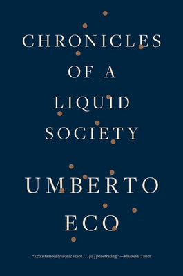 Chronicles of a Liquid Society Paperback Harpervia