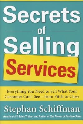 Paperback book titled "Secrets of Selling Services" by McGraw-Hill Companies, featuring a cover with text and design elements.