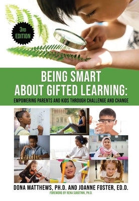 Paperback book titled "Being Smart about Gifted Learning" by Gifted Unlimited, featuring a colorful cover with educational imagery.