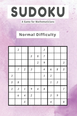 Sudoku A Game for Mathematicians Normal Difficulty Paperback Marick Booster