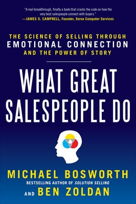 Paperback of "What Great Salespeople Do" by McGraw-Hill Companies, showing the book cover with title and author.