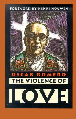 Cover image of "The Violence of Love" by Orbis Books, featuring artwork related to the book's themes.