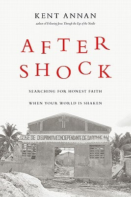 Paperback book titled "After Shock" by IVP, featuring a cover with abstract artwork, about seeking honest faith during life's challenges.