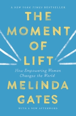 Paperback copy of "The Moment of Lift" by Flatiron Books showing the front cover with title and author details.